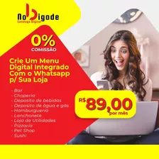 Catálogo Digital Integrado Com O Whatsapp P/ Seu Delivery