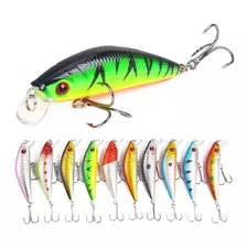 8 Señuelos De Pesca Estilo Rapala Minnow 7.2 Cm, 7.7 Gr