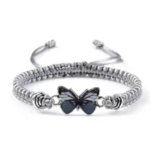 Pulsera Trenzada De Mariposa