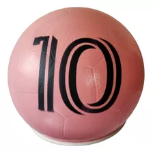 Pelota Futbol Del 10 N5 Pvc Goma Pesada Alta Resistencia