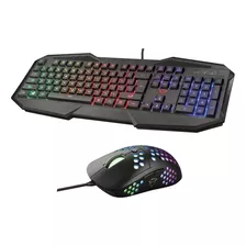 Combo Gamer Periféricos Teclado Gxt 830 E Mouse Rgb Trust