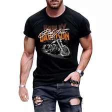 Camisa Harley Davidson Motorcycle T-shirt De Algodão 100%