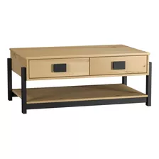 Mesa De Living Ratona Con Cajones Mueble Madera A Lcm