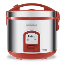 Panela De Arroz Philco Ph10 Vermelha 