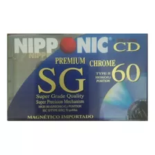 Fita Cassete Nipponic Sg 60 Premiun Chrome (nova E Lacrada)