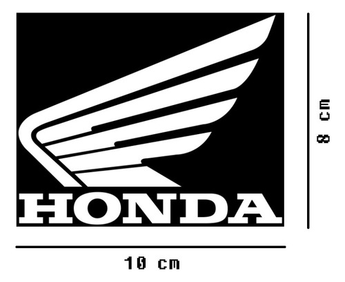 Honda Logo Wing Sticker Vinil 2 Piezas $135 Mikegamesmx Foto 3