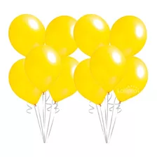 Globos Amarillos Perlados X 25 U - Lollipop