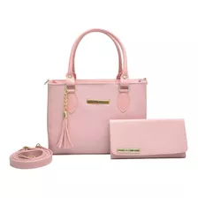 Kit Bolsa Feminina + Carteira & Alça Transversal