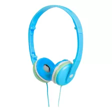 Audifono Para Niños Fun Stf On-ear Alambrico Plegable Color Azul