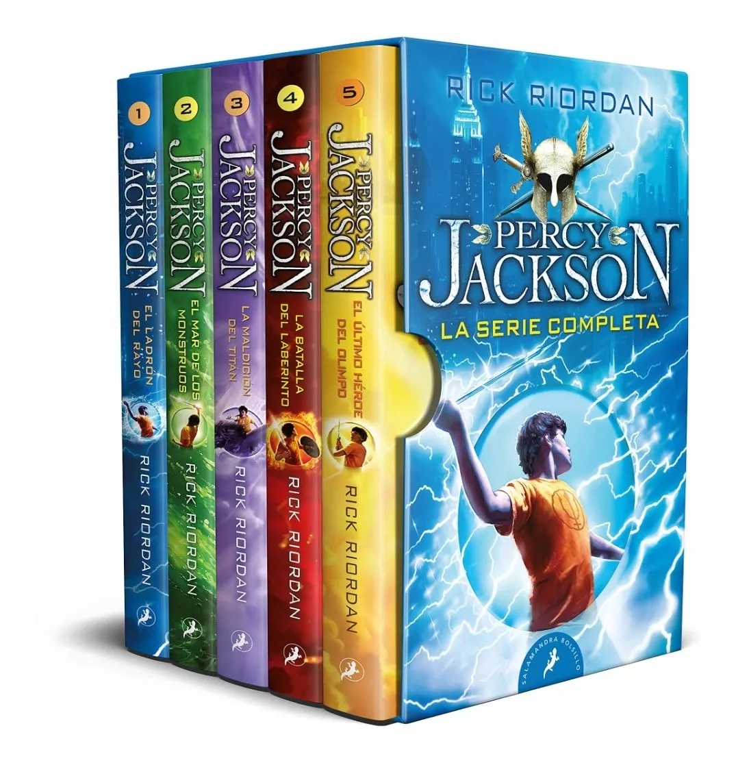 Saga Completa Percy Jackson (5 Libros) - Rick Riordan