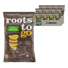 Roots To Go Batata-doce Azeite E Manjericão 45g (12 Pacotes)