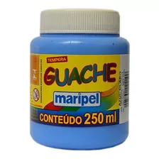 Tinta Guache 250ml Maripel Cor Azul-claro