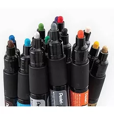 Pentel Paint Markers, Medium Bullet Point, Assorted Ink (def