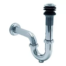 Cespol Para Lavabo Con Cubierta Sistema Click Urrea Tpva 207 Color Cromo