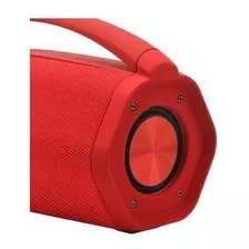 Caixa De Som Blethooth Aqua Boom Speaker Ipx7 Vermelho 1468