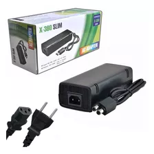 Fonte Xbox 360 2 Pino Bivolt 110v 220v 203w + Cabo Força