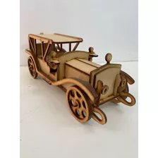 Auto Antiguo De Madera Para Armar