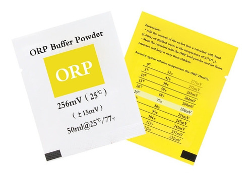 Calibrador De Buffer Orp Solución Corrección De Polvo 256 Mv