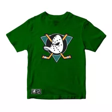 Camiseta Infantil Algodão Super Patos The Mighty Ducks Top!