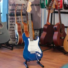 Guitarra Eléctrica Stratocaster Smiger Color Azul Metalizado Orientación De La Mano Diestro