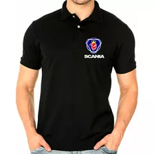 Camisa Polo Montadora Scania Bordado Peito E Costas