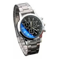 Reloj Metálico Para Hombre Acero Inoxidable