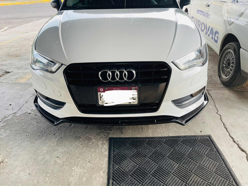 Lip Delantero Audi A3 2012 - 2018 Negro Gloss Plstico Abs Foto 3