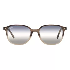 Lente Sol Ray Ban Rb2193 Leonard Atemporal Clear - Blue 51