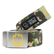 Cinturon Tejido Niño Spitfire Big Head Camo Color Militar Talla Osfa