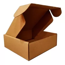 10 Cajas De 26.5x24x8.5 Cm Corrugado Para Envios E-commerce