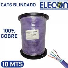 Cable Utp Internet Cat6 X 10mts Apantallado 100% Elecon 