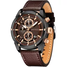 Reloj De Pulsera Para Hombre De Negocios, Mini Focus Am0161g