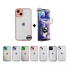 Case Doble Reforzado Premium Para iPhone XR+lámina Hydrogel 