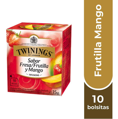 Twinings Té Frutilla / Mango X 10 Bolsitas