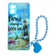 Funda Motorola Moto E22 Moto E22i Paris Decorado Y Mica 