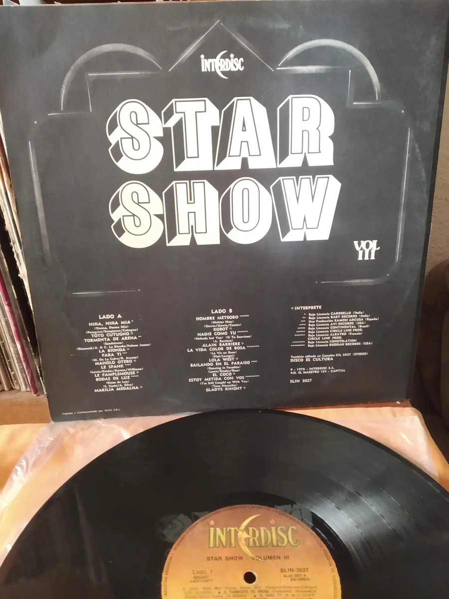 Varios Artistas - Star Show Vol. 3 - vinilo 1980
