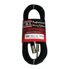 Cbi Ultimate Series Xlr Macho Un Cable Trs De 1/4 Pulgada