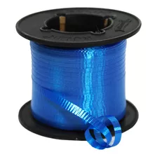 Liston Rulin Curling Curly Liso 100m, Decoración Y S Color Azul Rey