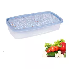 Pote Plastico Alimentos Freezer Microondas 1,43l Decorado