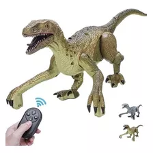 Brinquedo De Dinossauro Velociraptor De Controle Remoto Dino