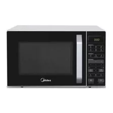 Forno Microondas Midea Mxsa27 27 Litros Branco Com Preto