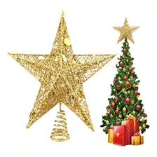 Estrella Arbol De Navidad Adorno Navideño Decor Con Luc