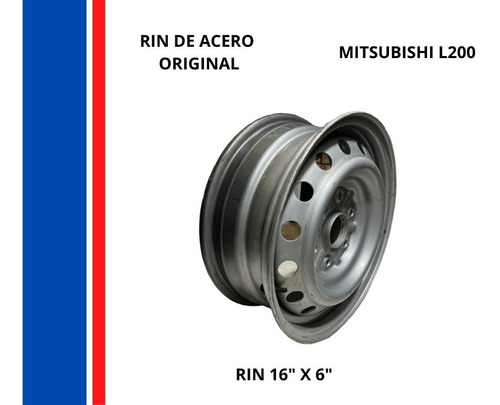 Rin 16 Mitsubishi L200 2006 2015 Original 6/139.7 Foto 2