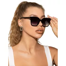 Lentes Gafas De Sol Para Dama Excelente Calidad Premium Color De La Lente Negro