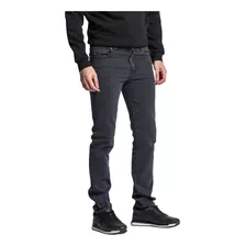 Jean Slim Fin Gastado Gris Oscuro Macowens 09320