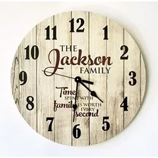 Reloj Personalizado De Madera