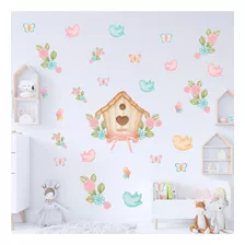 Adesivo De Parede Decorativo Infantil Jardim Encantado Bebê