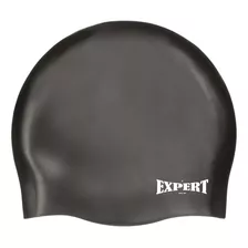 Gorra 100% Silicona Natación Piscina Niños Y Adultos El Rey Color Negro