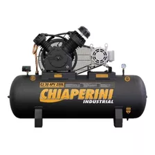 Compressor Chiaperini Cj 30 Apv 250 Litros 175 Libras 7.5 Cv Cor Preto 220v/380v