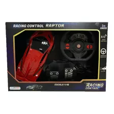 Carrinho 1:16 Racing Controlraptor Vermelho Multikids Br1336